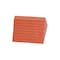 Vestil Plastic Dual Slope Wheel Chock, Orange PWC-DS-OR - alternate 4